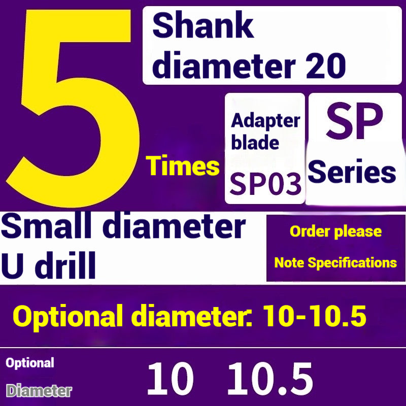 1059-u-drill cutter bar violent drilling u-turn drills WC inserts flat bottom deep hole extension lathe with CNC water jet fast drills Shandong Denso Pricision Tools Co.,Ltd.